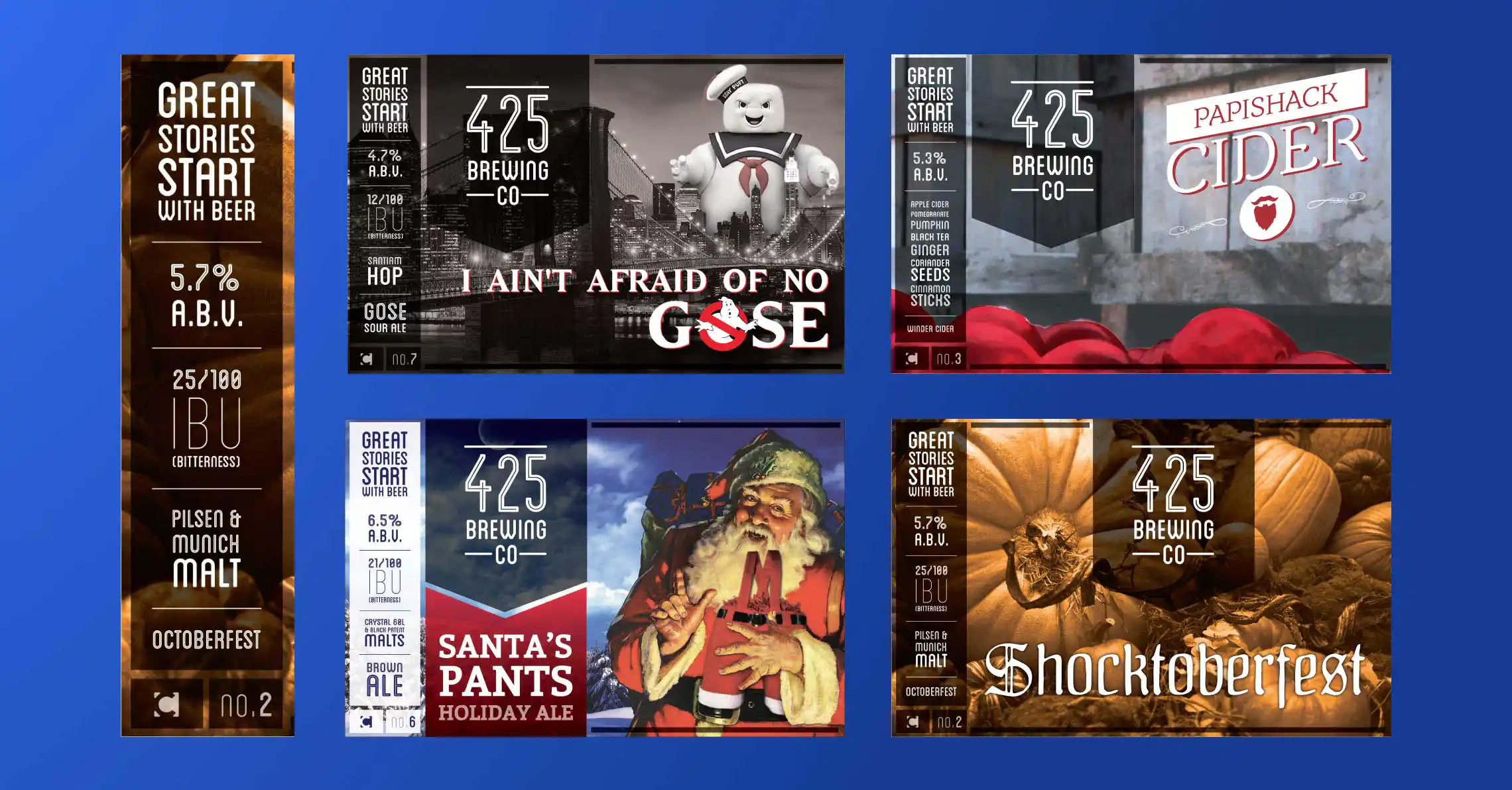 425 Brewing Co. Packaging Design &ndash; Label Designs